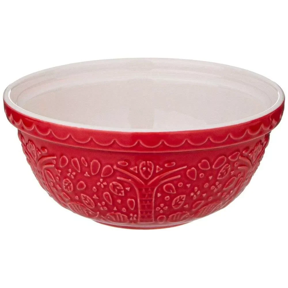 САЛАТНИК ДЛЯ СМЕШИВАНИЯ И СЕРВИРОВКИ LEFARD "KITCHEN PASSION" 23 СМ КРАСНАЯ (КОР=8ШТ.)