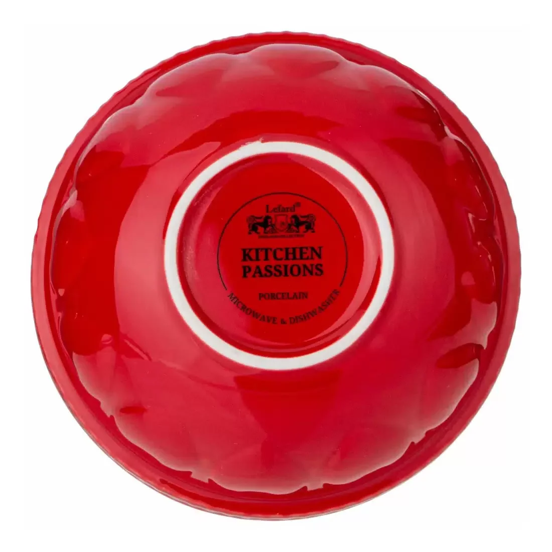 САЛАТНИК ДЛЯ СМЕШИВАНИЯ И СЕРВИРОВКИ LEFARD "KITCHEN PASSION" 25 СМ КРАСНАЯ (КОР=8ШТ.)
