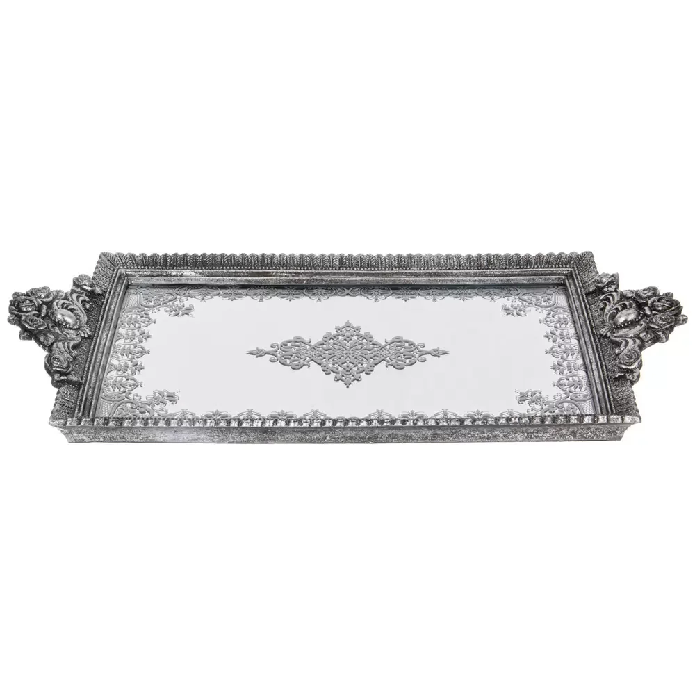 ПОДНОС ДЕКОРАТИВНЫЙ КОЛЛЕКЦИЯ "РОКОКО", 23,9*17,2*3,7CM