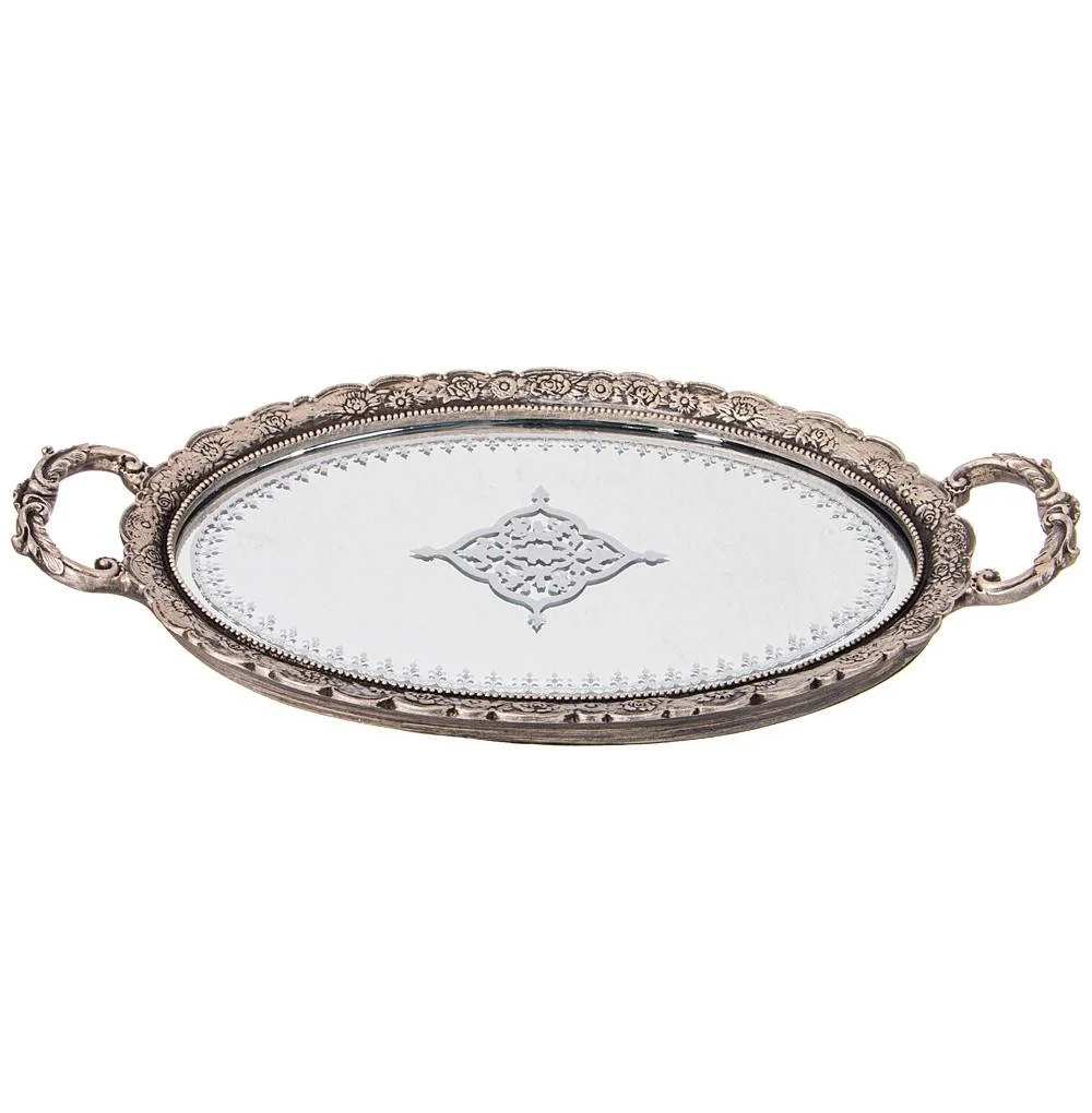 ПОДНОС ДЕКОРАТИВНЫЙ КОЛЛЕКЦИЯ "РОКОКО", 23,9*17,2*3,7CM