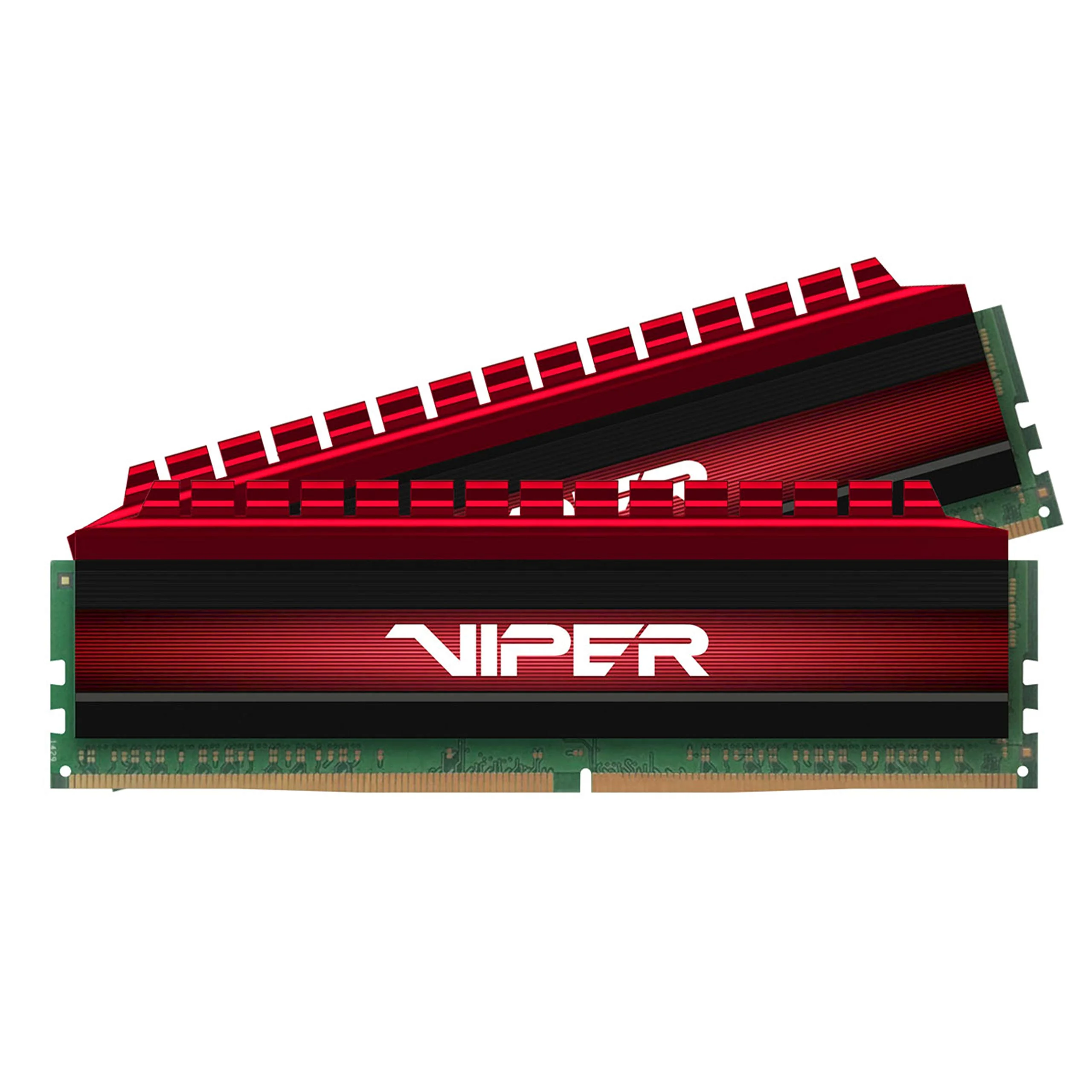 Оперативная память Patriot Viper Steel, DDR4, 16GB (1x16 GB), 3200 MHz, CL16, DIMM, радиатор, черный