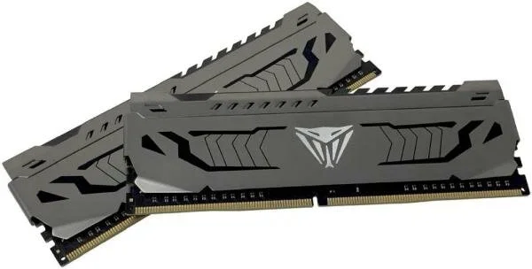 Оперативная память Patriot Viper Steel, DDR4, 32GB (1x32 GB), 3200 MHz, CL16, DIMM, радиатор, черный