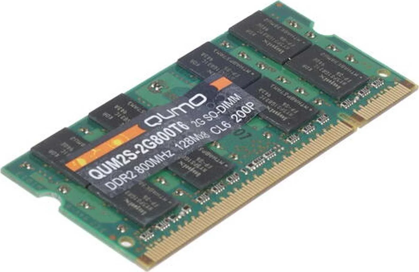 Оперативная память Qumo, DDR2, 2GB (1x2 GB), 800 MHz, CL6, SO-DIMM
