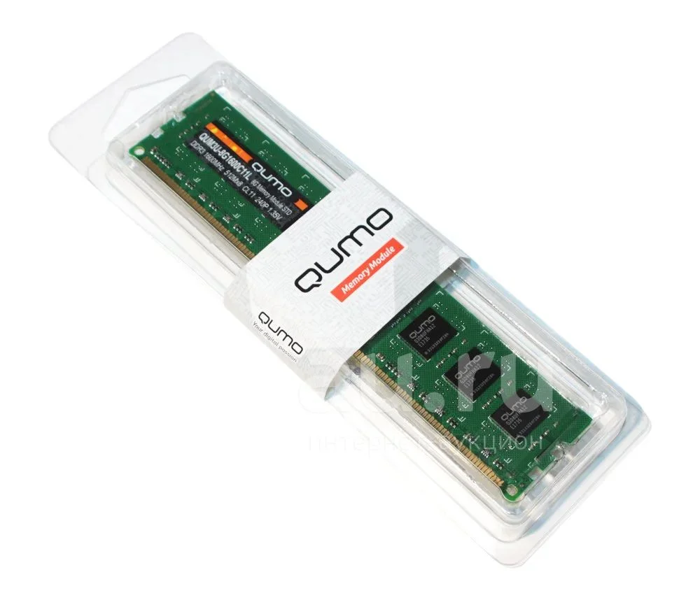 Оперативная память Qumo, DDR3, 8GB (1x8GB), 1600MHz, CL11, SO-DIMM