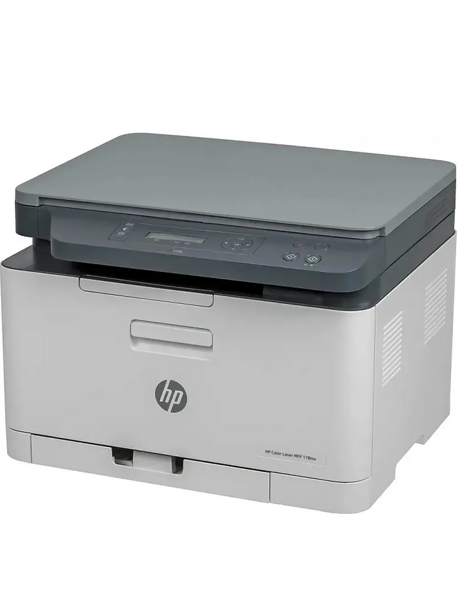 МФУ лазерное HP Color 178nw (4ZB96A), A4, цветной, печ. до 18 стр/мин. (ч/б) до 4 стр/мин. (цвет), 600 x 600 dpi, USB, RJ-45, Wi-Fi, Air Print, Mopria