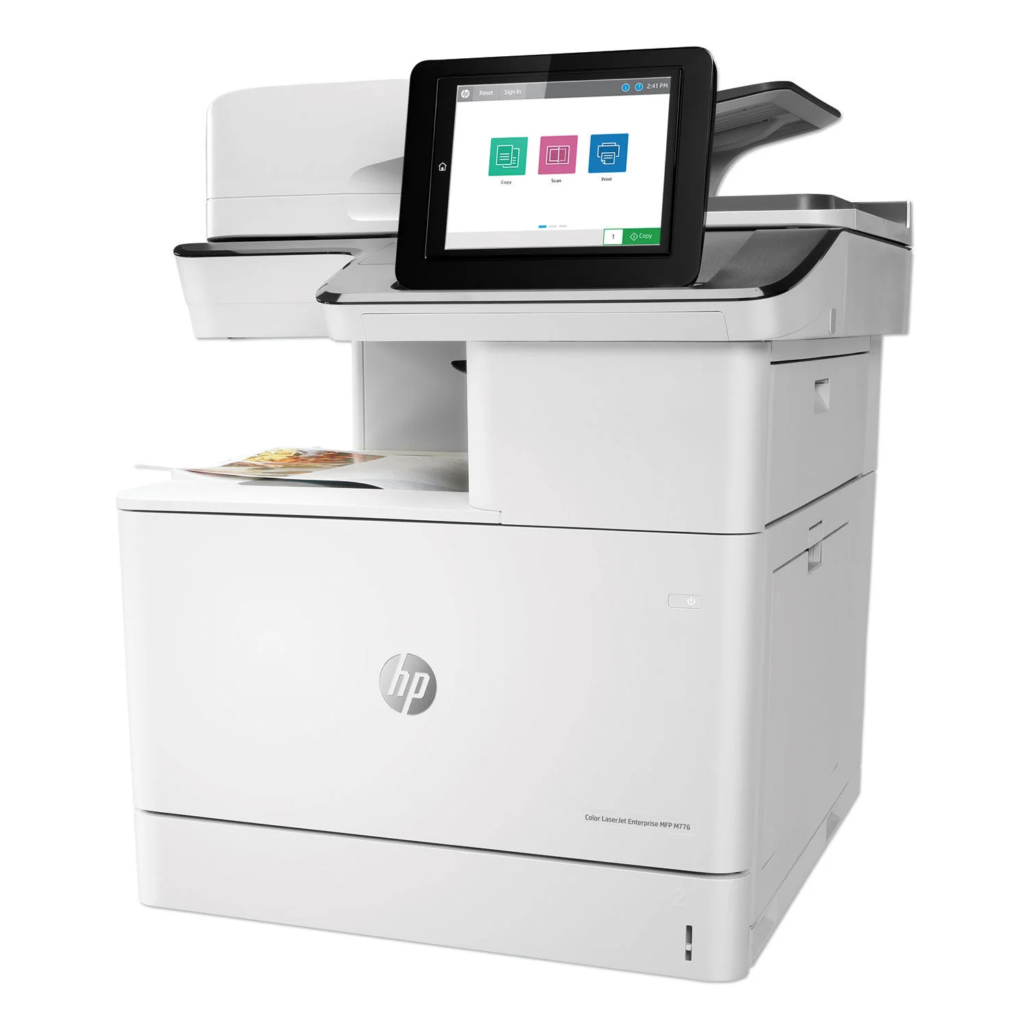 МФУ лазерное HP Color LaserJet Enterprise MFP M776dn (T3U55A), A3, цветной, печ. до 46 стр/мин., 1200 x 1200 dpi (печать) 600x600dpi (скан.), USB, RJ-