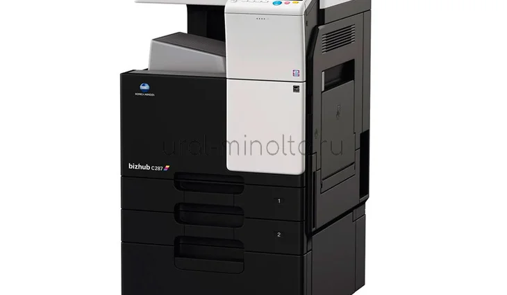 МФУ лазерное Konica-Minolta bizhub 287 (МФУ) (необходимо добавить крышку/автоподатчик и тонер)