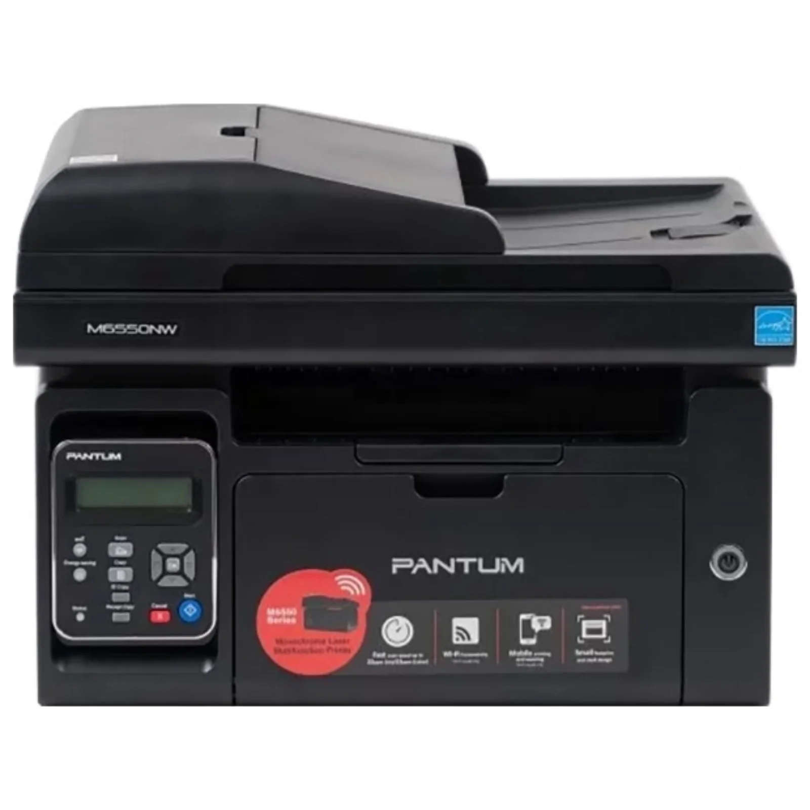 МФУ лазерное Pantum M6550NW, A4, ч/б, печ. до 22 стр/мин., скан. до 22 стр/мин., 1200x1200dpi, USB, RJ-45, Wi-Fi, проектная модель