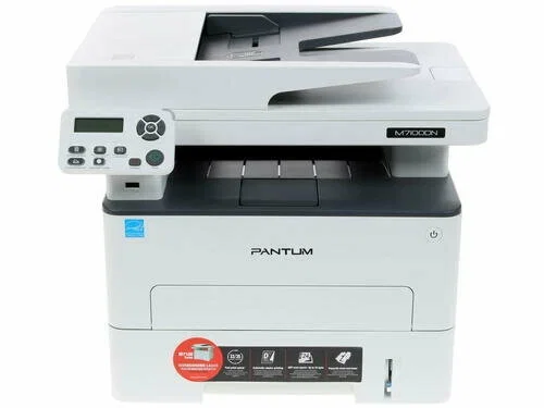 МФУ лазерное Pantum M7100DN, A4, ч/б, печ. до 33 стр/мин., скан. до 24 стр/мин., 1200x1200dpi, USB, RJ-45, проектная модель