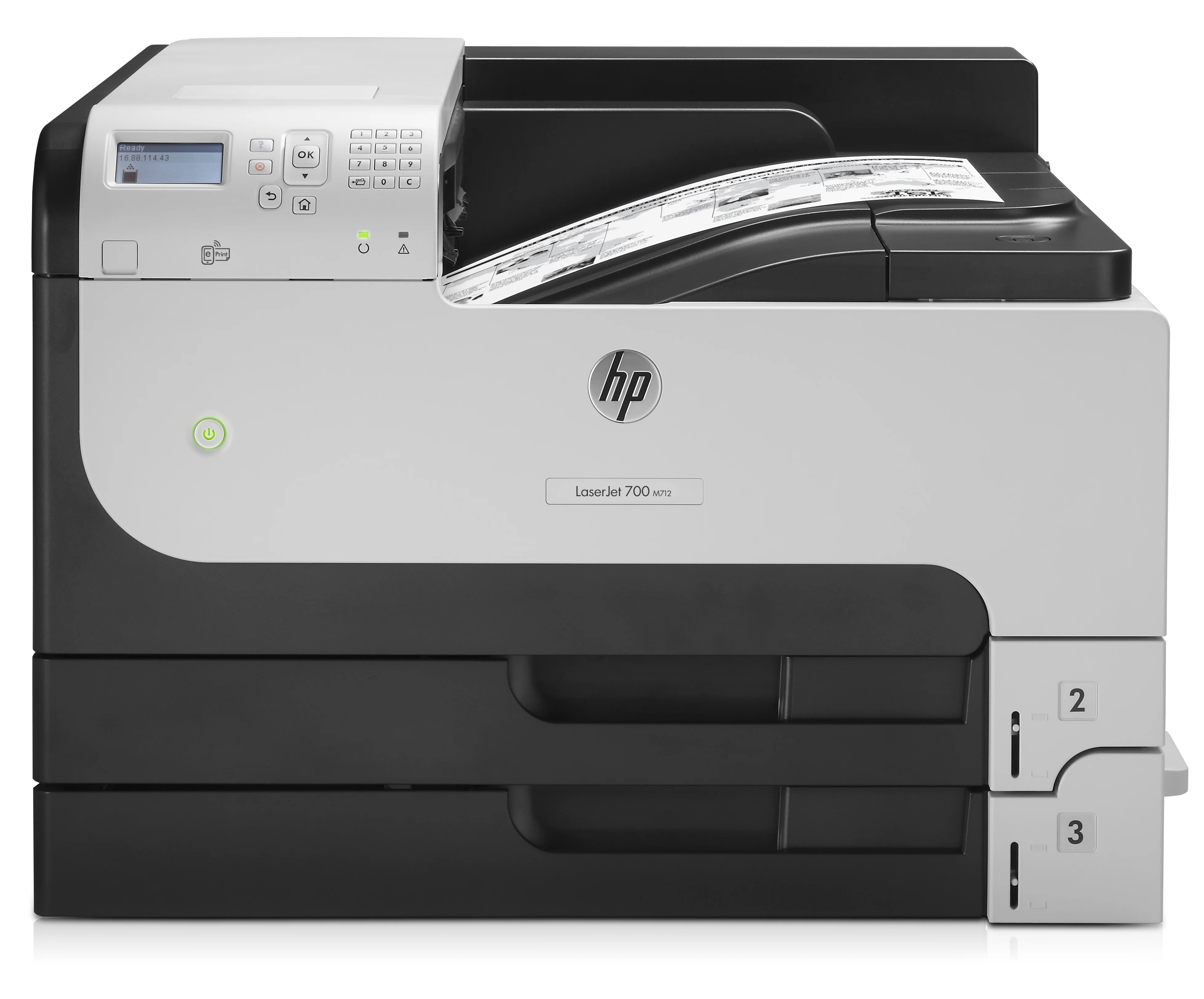Принтер лазерный HP LaserJet Enterprise 700 M712dn (CF236A), A3, ч/б, печ. до 41 стр/мин. (А4) до 40 стр/мин. (А3), 1200 x 1200 dpi, USB, RJ-45, Air P