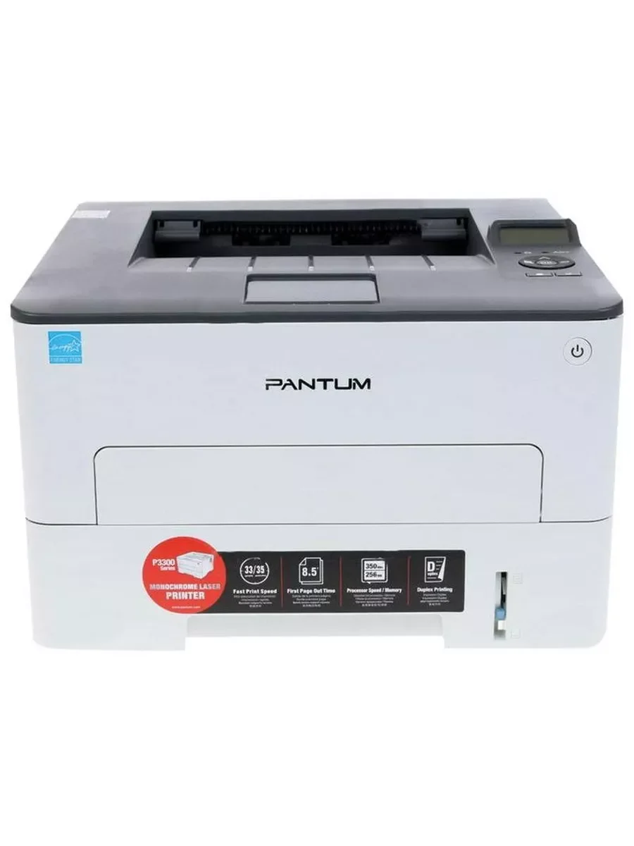 Принтер лазерный Pantum P3300DN, А4, ч/б, печ. до 33 стр/мин, 1200 X 1200 dpi, USB, RJ-45, проектная модель