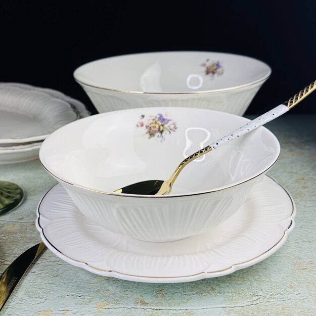 LENARDI ORCHIDEA Салатник 18см в под.уп.(х12)Фарфор