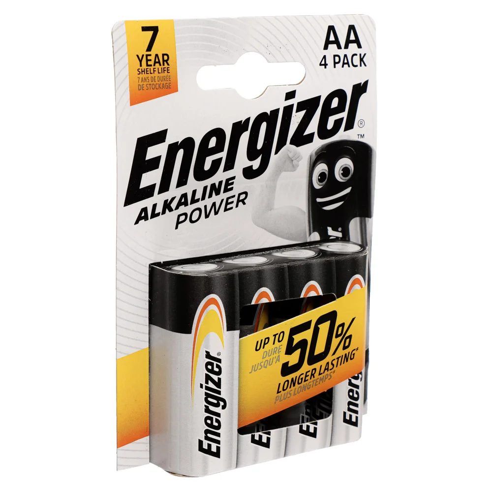 VETTA Energizer Power Батарейки 4шт, тип АA, "Alkaline" щелочная, BL