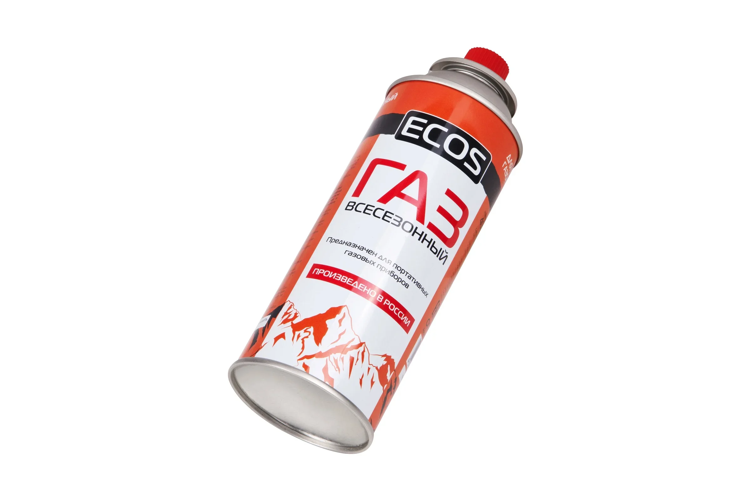 СКР Газ в баллоне для портативных приборов ECOS (цанговый, всесезонный, 400мл.)220 гр.от -10°С до +3