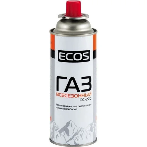 СКР Газ в балоне всесезонный ECOS в GC-220 (КОРЕЯ),от -15°С до +35°С.