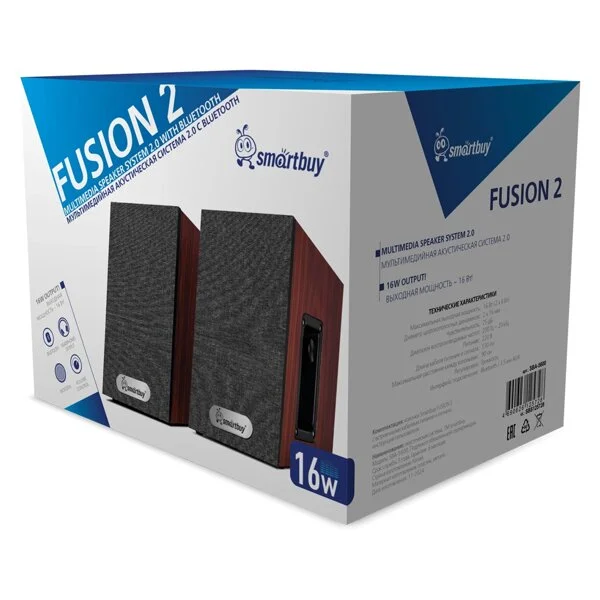 Портативная колонка Smartbuy (SBA-5600) FUSION 2 дерево
