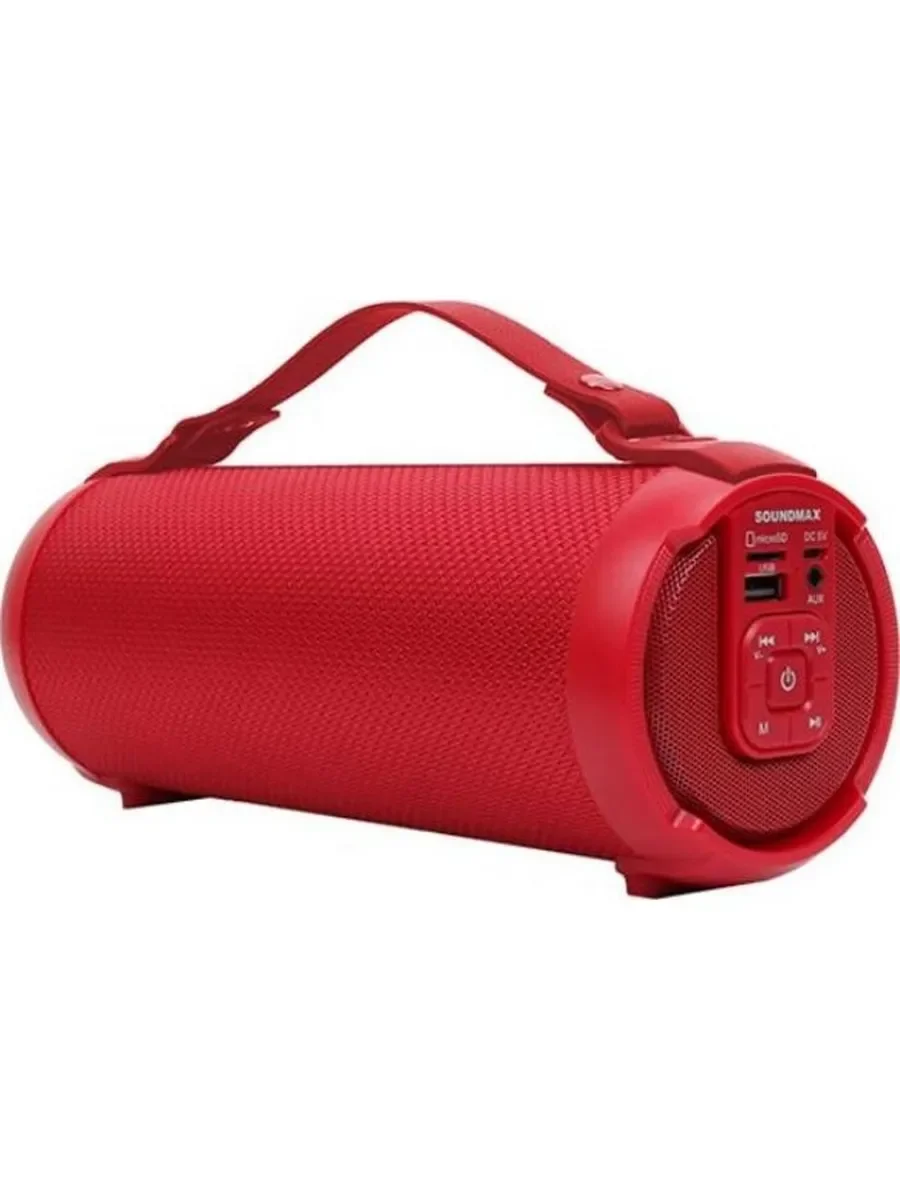 Портативная колонка SOUNDMAX SM-PS5015B красный