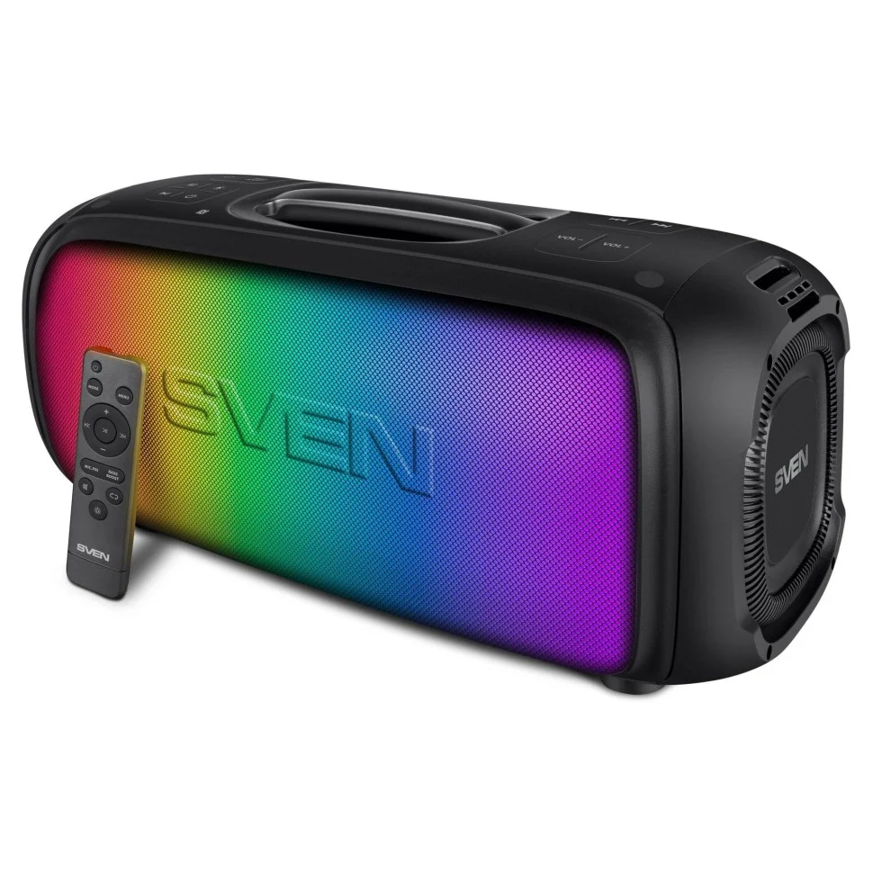 Портативная колонка SVEN PS-860 черный 100W 1.0 BT/3.5Jack 5400mAh (SV-022518)