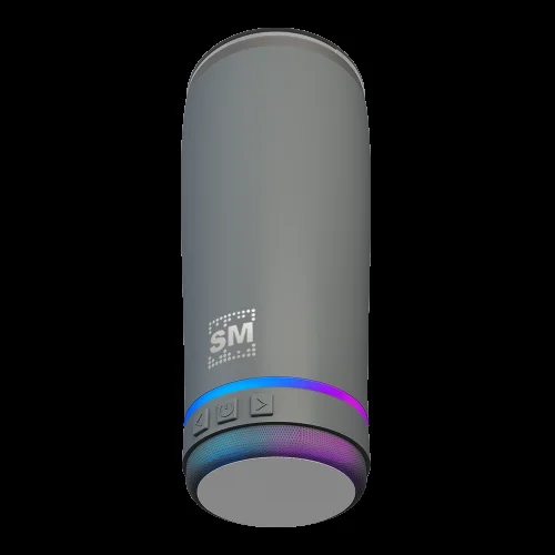 Термокружка с портативной колонкой SOUNDMAX SM-TC001(серый)