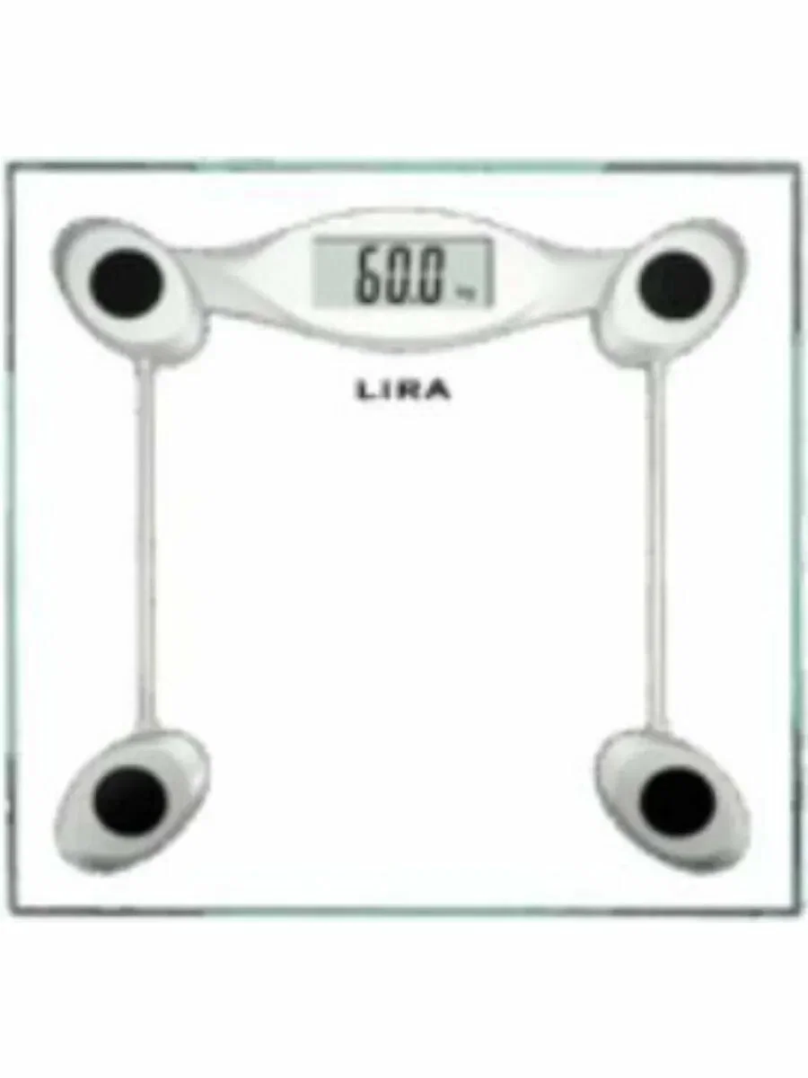 Весы нап, электр, LIRA LR1400, дизайн «Прозрачные» / уп.6шт.