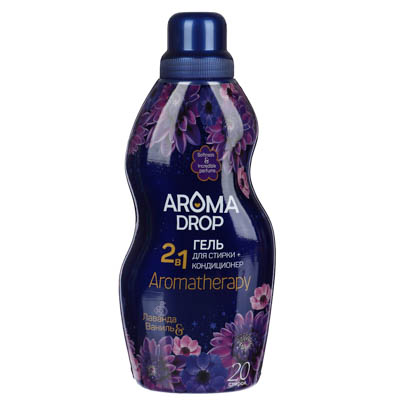 VETTA Гель для стирки AROMA DROP 2в 1 Aromatherapy Лаванда и ваниль, п/б, 1000 г