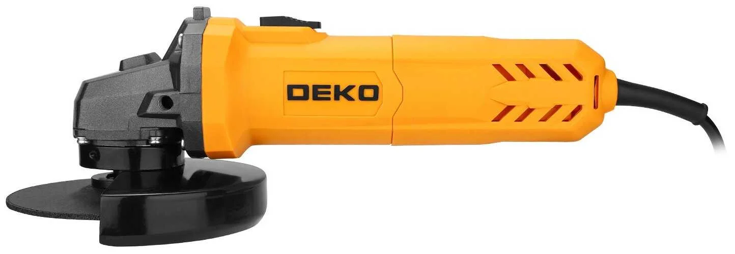 Угловая шлифовальная машина (болгарка) Deko AG750DK, 125 мм, 750 Вт, оранжевый