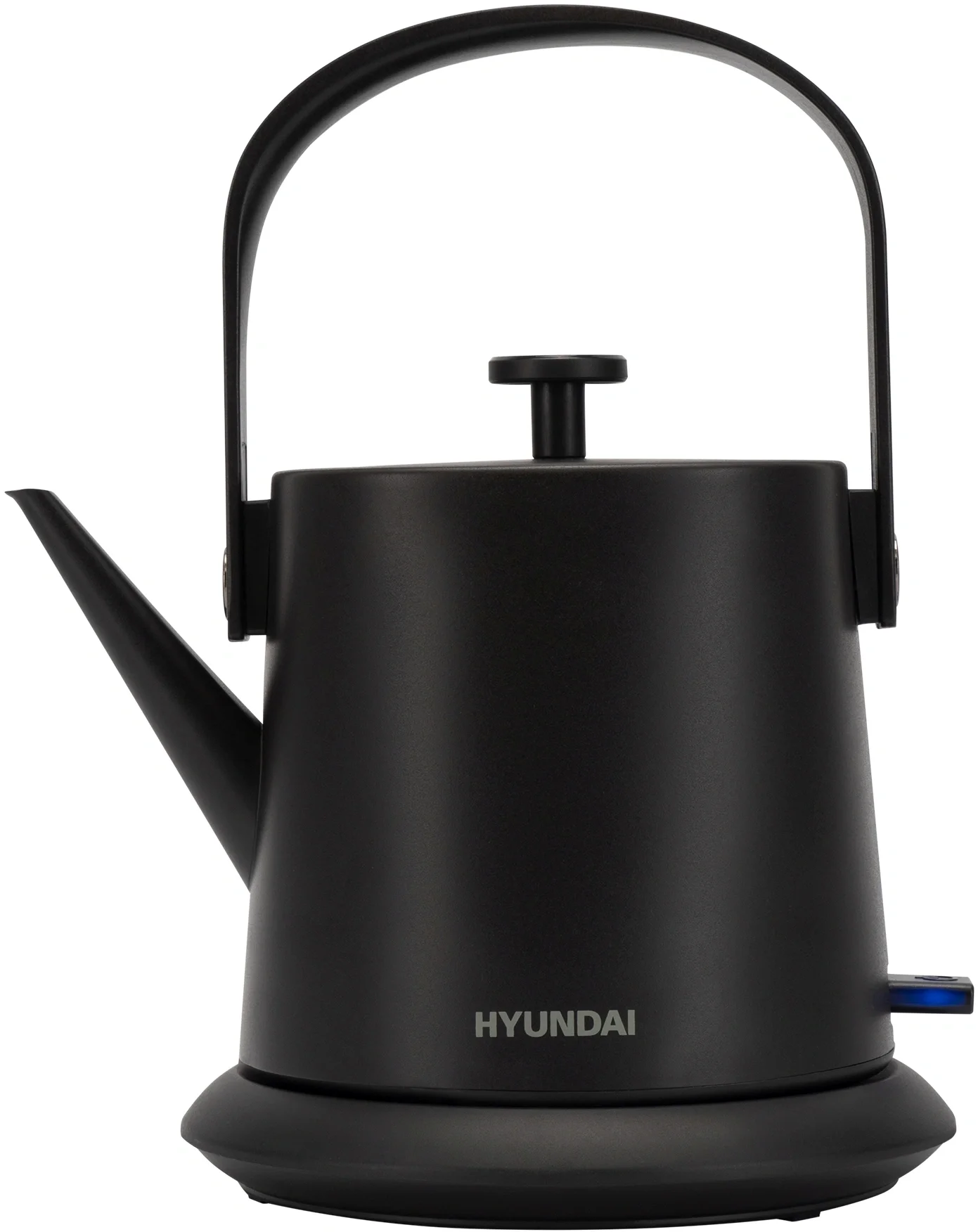 Чайник электрический Hyundai HYK-S2042 0.6 л, 1000 Вт, черный