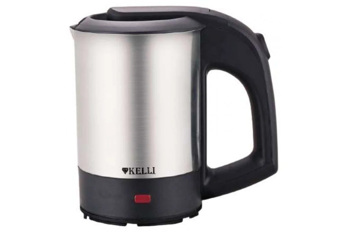 Чайник электрический Kelli KL-1408 0,5л, нержавейка, 1000 Вт
