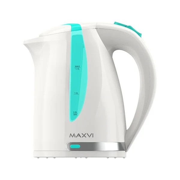Чайник электрический Maxvi KE1701P белый/зеленый