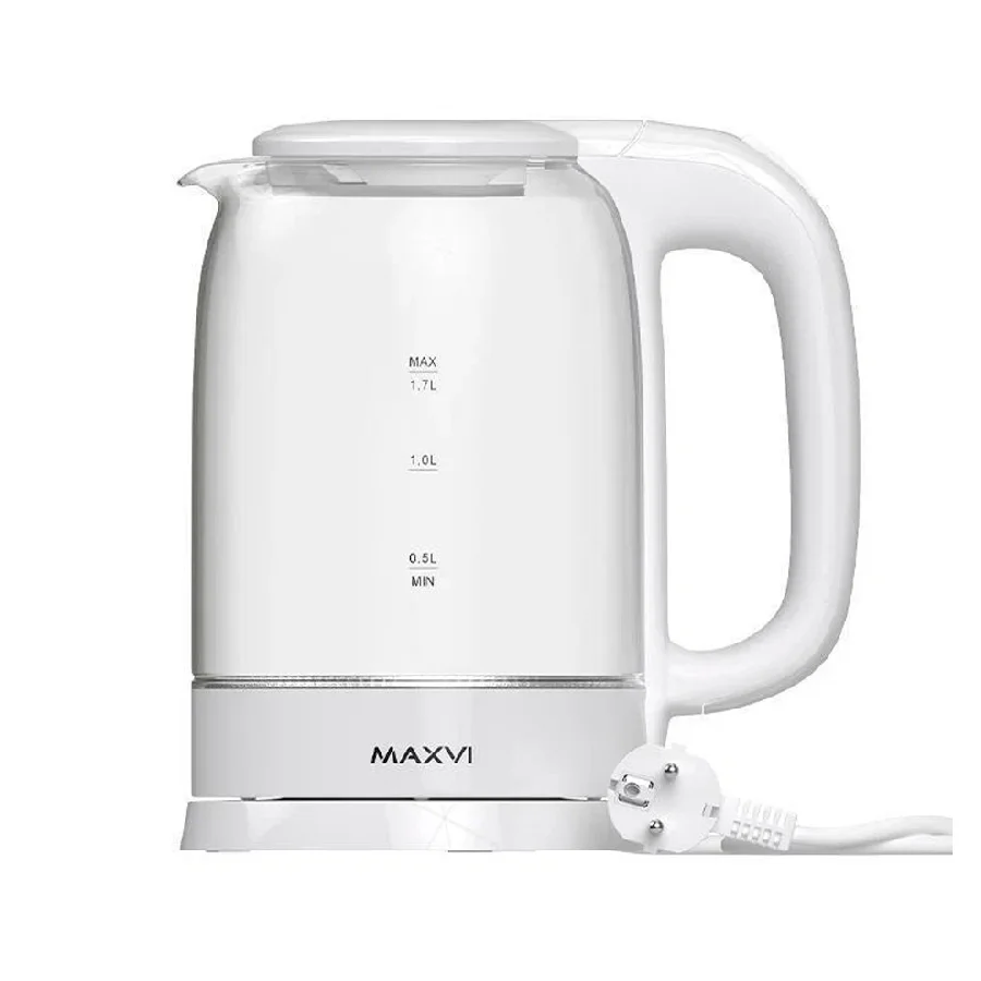 Чайник электрический Maxvi KE1741G белый