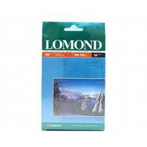 Фотобумага LOMOND Односторонняя Матовая, 180г/м2,A6 (10X15см) 50л. для струйной печати.