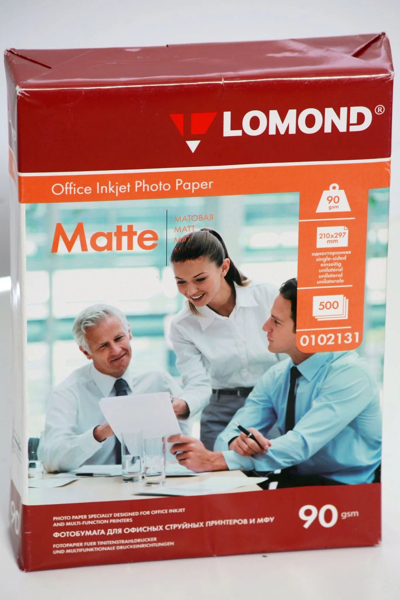 Фотобумага LOMOND Односторонняя Матовая, 90г/м2, A4 (21X29,7см)/25л. для струйной печати.