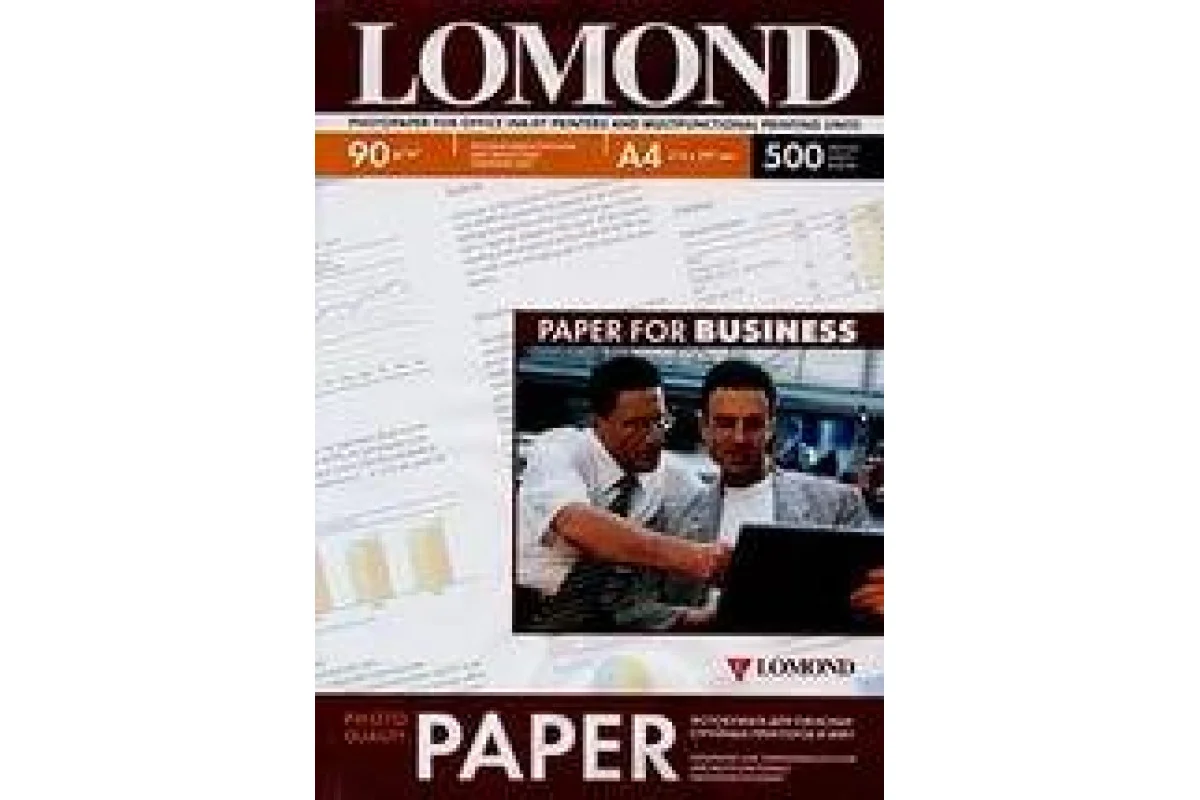 Фотобумага LOMOND Одностороняя Матовая, 90г/м2, A4(21x29см)/500л.