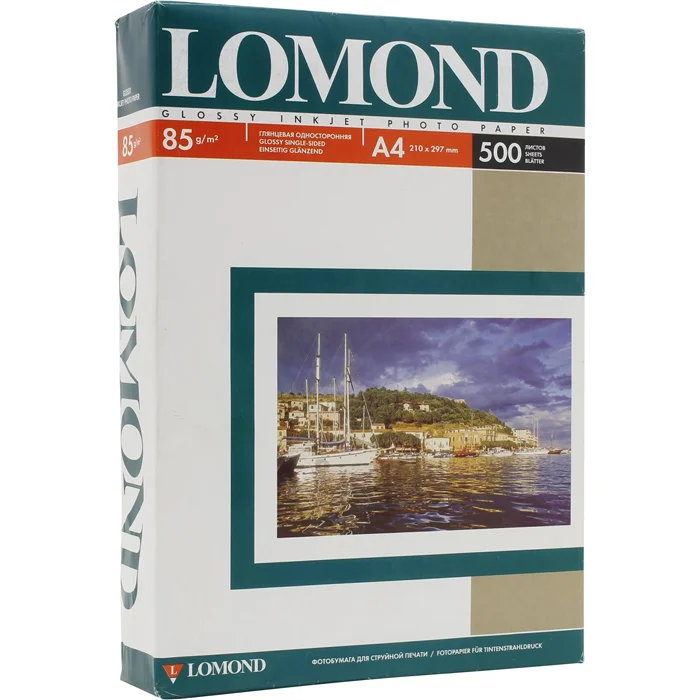 Фотобумага ПРЕМИУМ для стр.печати LOMOND А4 260 г/м2 односторонняя Bright Luster 20л