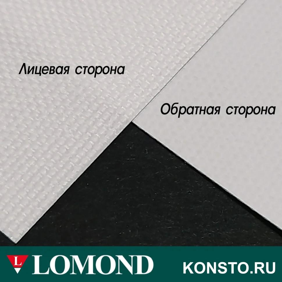 Холст LOMOND полиэстеровый под водные чернила, 240 г/м2, A4