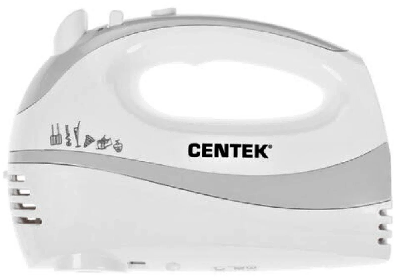 Миксер Centek CT-1107 белый/стальной