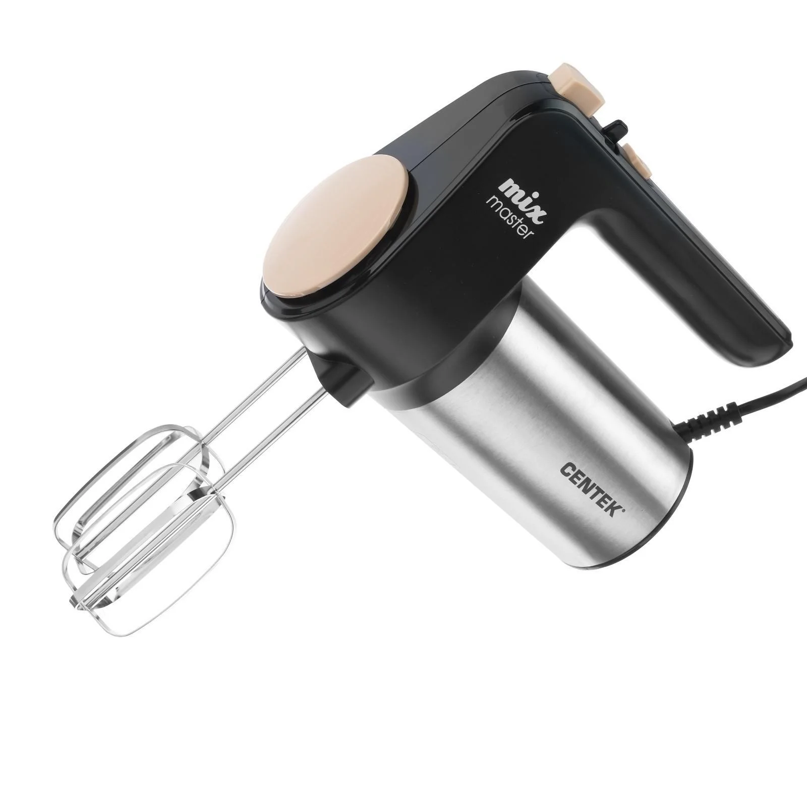 Миксер Centek CT-1123 Beige 800 Вт,, 6 скоростей +турбо, взбивание/замешивание
