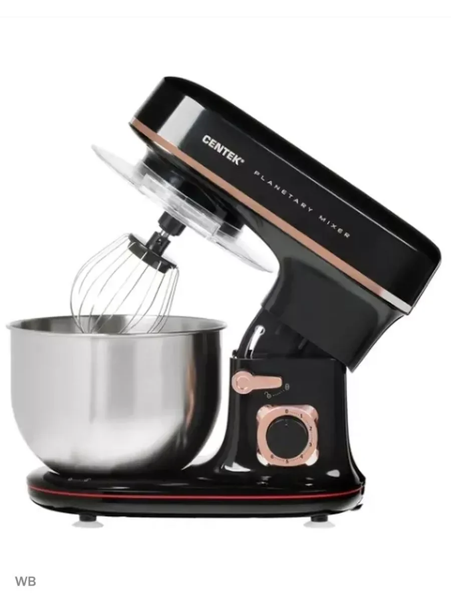 Миксер Centek CT-1139 черный/хром