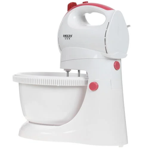 Миксер Delta LUX DL-5071C белый/розовым