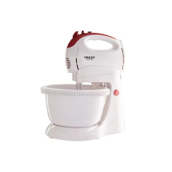 Миксер Delta LUX DL-5071C белый/розовым