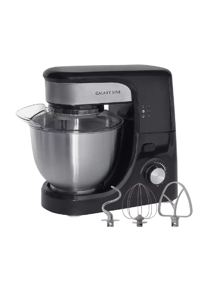 Миксер Galaxy Line GL 2231, белый, планетарный, 700 Вт, 12 скоростей