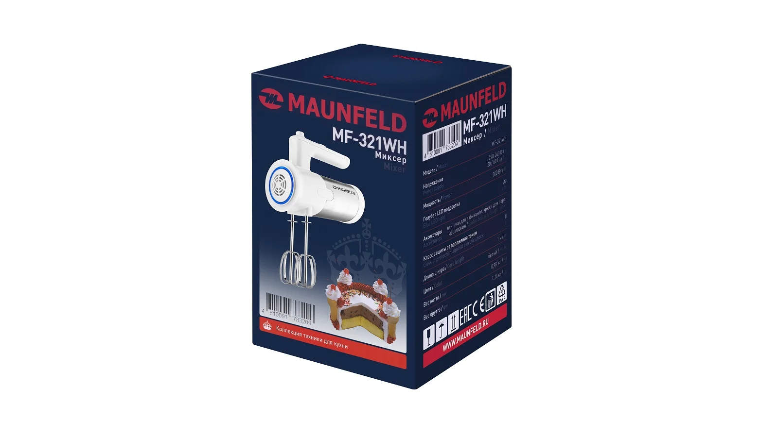 Миксер Maunfeld MF-321WH