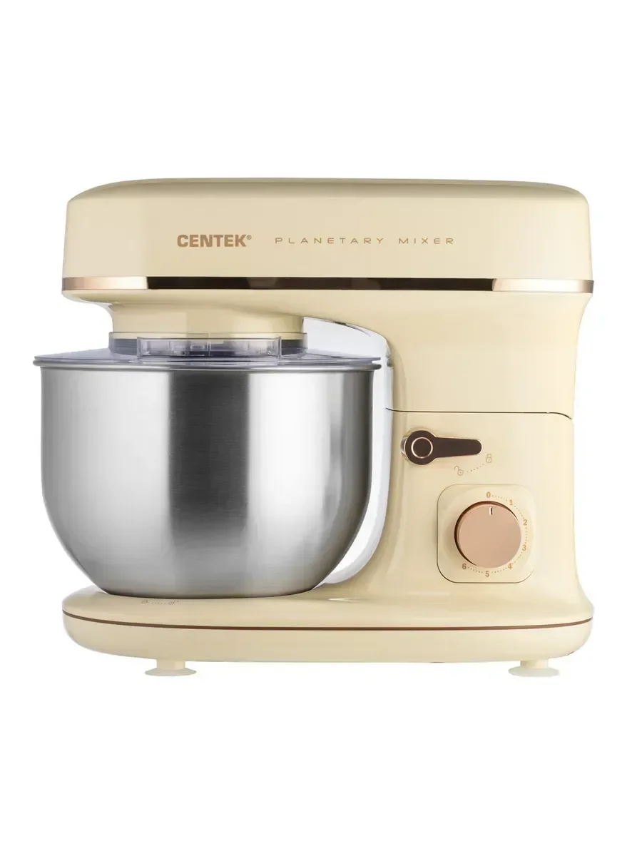 Миксер планетарный Centek CT-1139 бежевый
