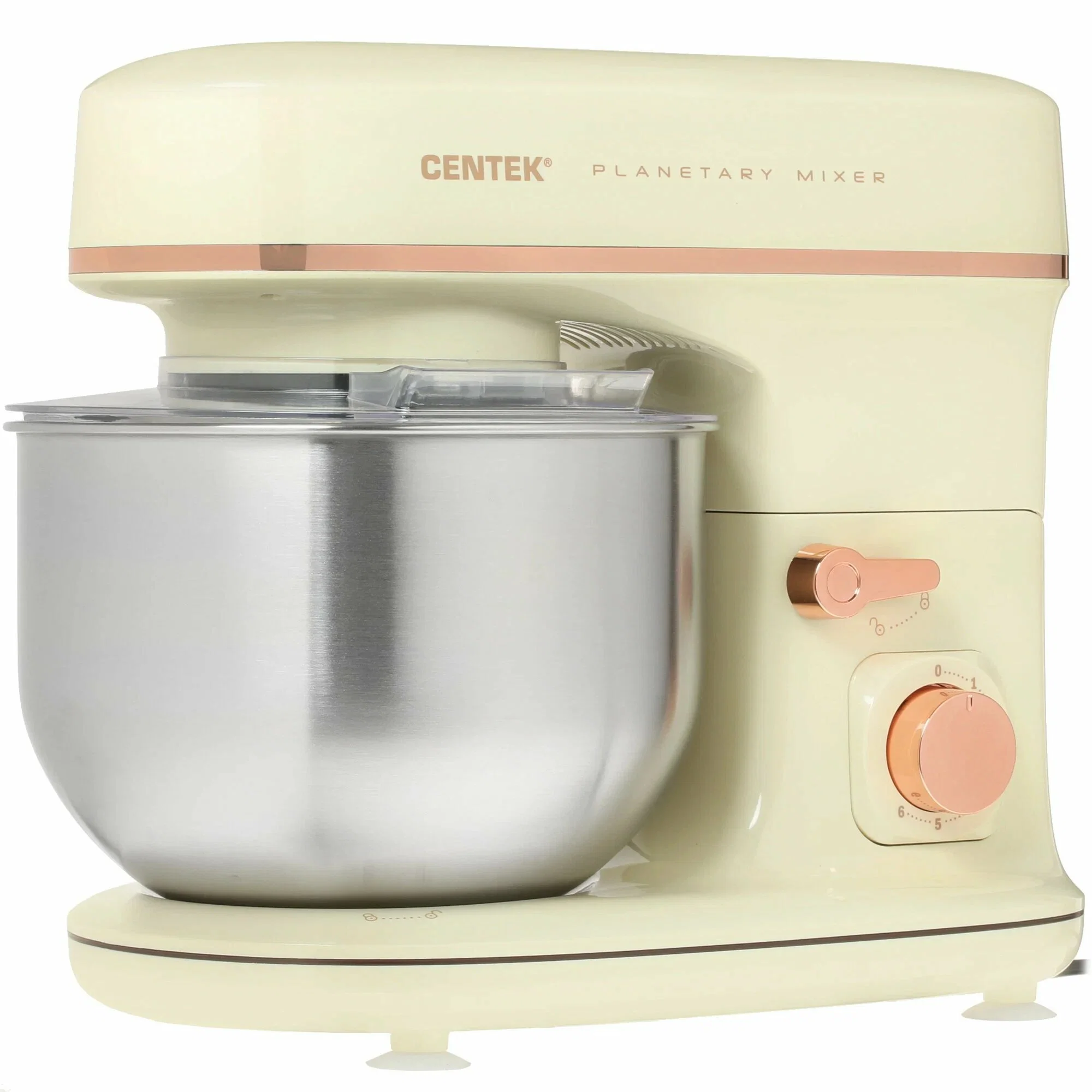 Миксер планетарный Centek CT-1139 бежевый