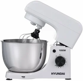 Миксер планетарный Hyundai HYM-S4451 1000 Вт, белый/черный