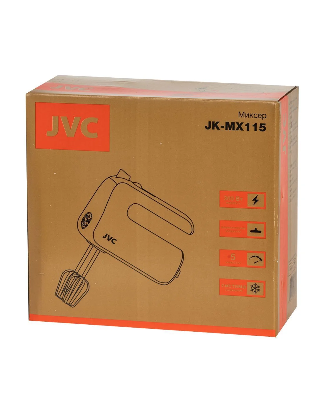 Миксер JVC JK-MX115 300Вт, 5 скоростей