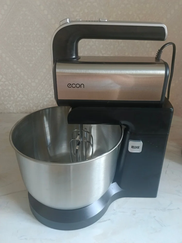 Миксер с чашей  Еcon ECO-201MX black 300Вт, чаша 2л, 7 скорости