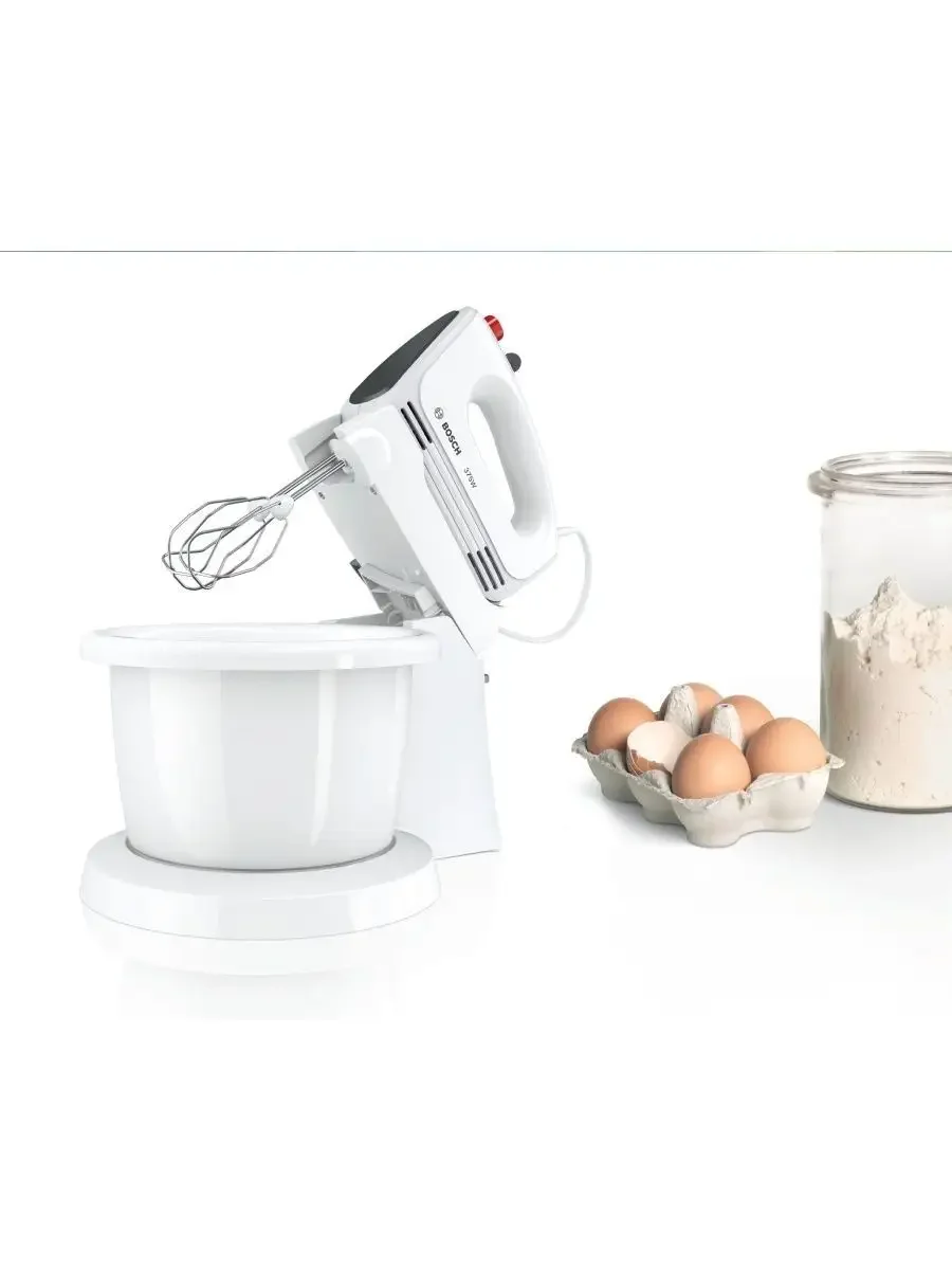 Миксер с чашей Bosch MFQ2600G 375 Вт, 4 скорости, чаша 3 л