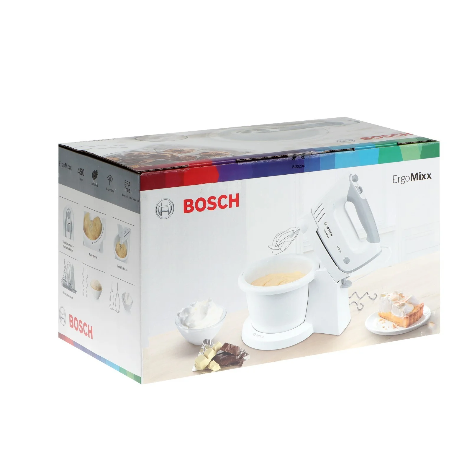 Миксер с чашей Bosch MFQ36460 450Вт