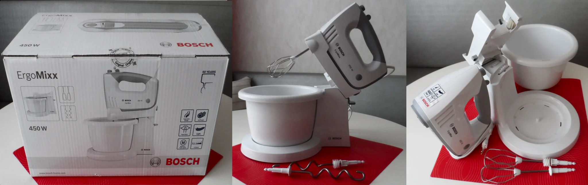Миксер с чашей Bosch MFQ36460 450Вт